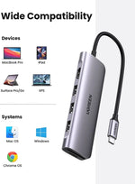Hub Usb-C 6 en 1 marca Ugreen
