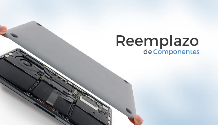 Técnico realizando cambio de pantalla retina a un MacBook Pro en servicio técnico Ideatecnia